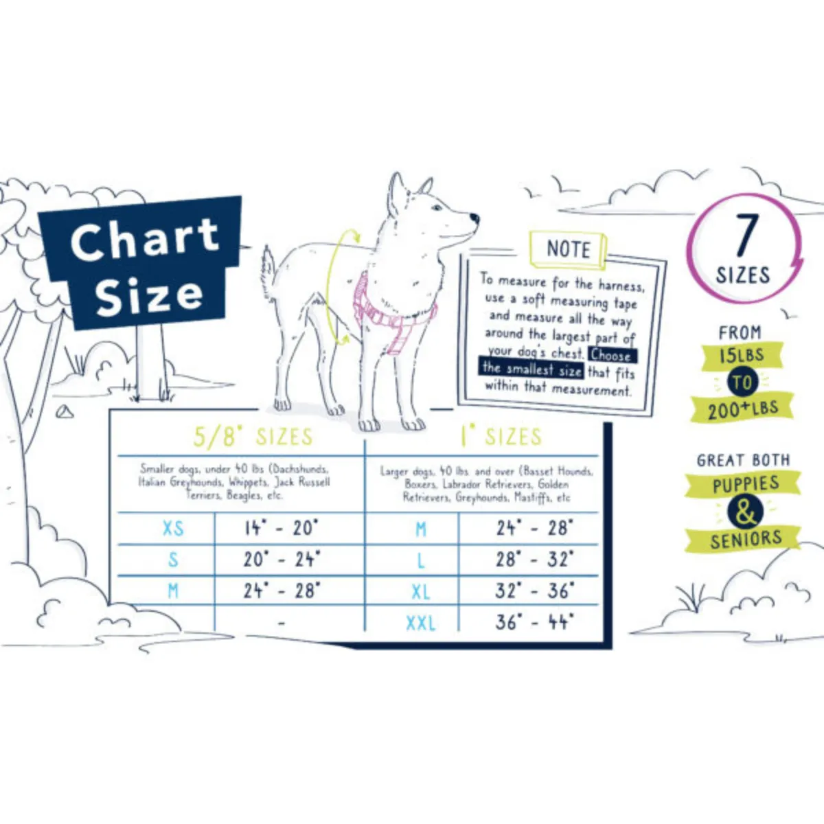2 Hounds Design, Yellow Freedom No-pull Dog Harness XL