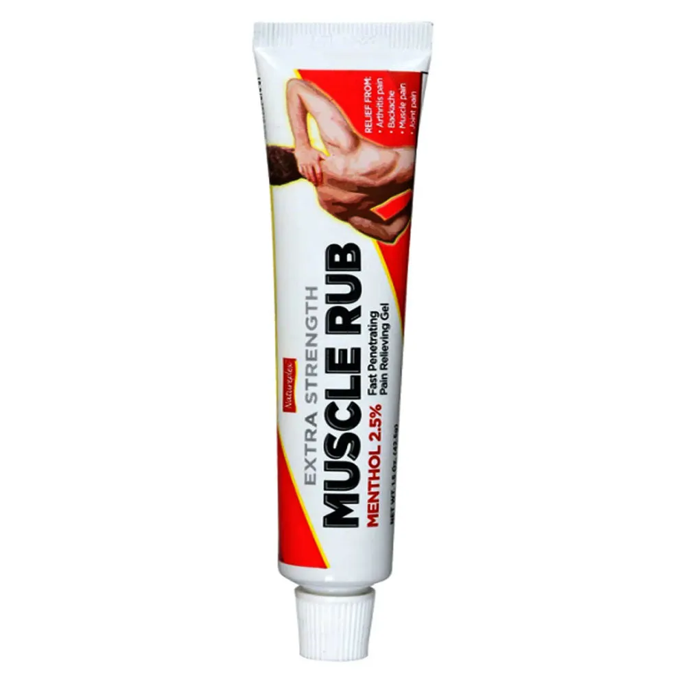 2 Pk Menthol Analgesic Gel Muscle Rub Joint Arthritis Pain Relief Cream 1.5oz