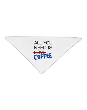 All You Need Is Coffee Adult 19" Square Bandana