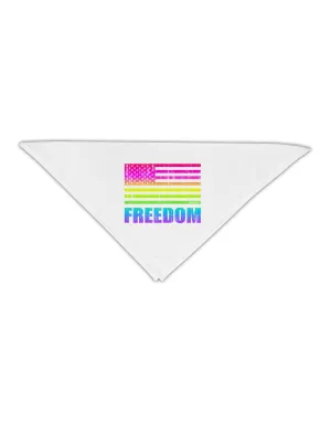 American Pride - Rainbow Flag - Freedom Adult 19&#x22; Square Bandana