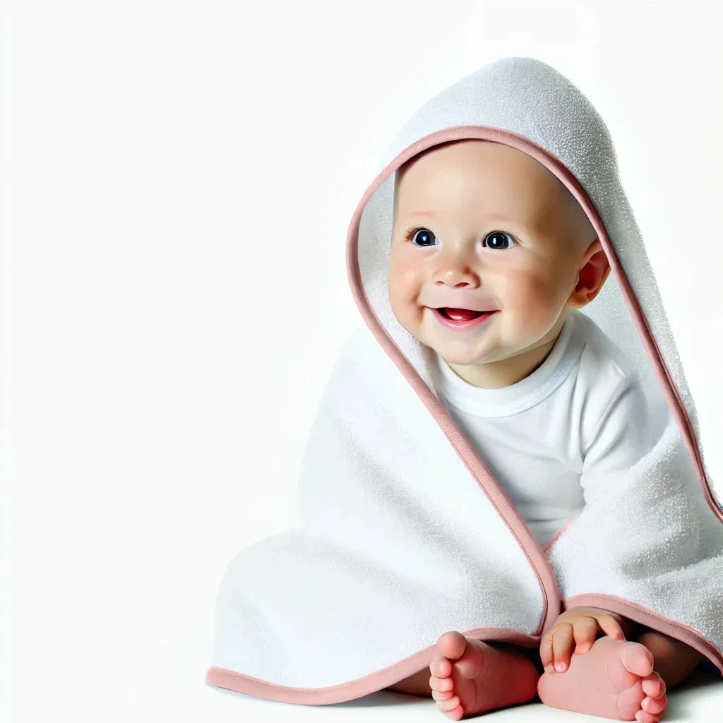 Baby Girl Hooded Towel | Kidu
