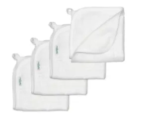 Baby Washcloths | Green Sprouts | Organic cotton | White