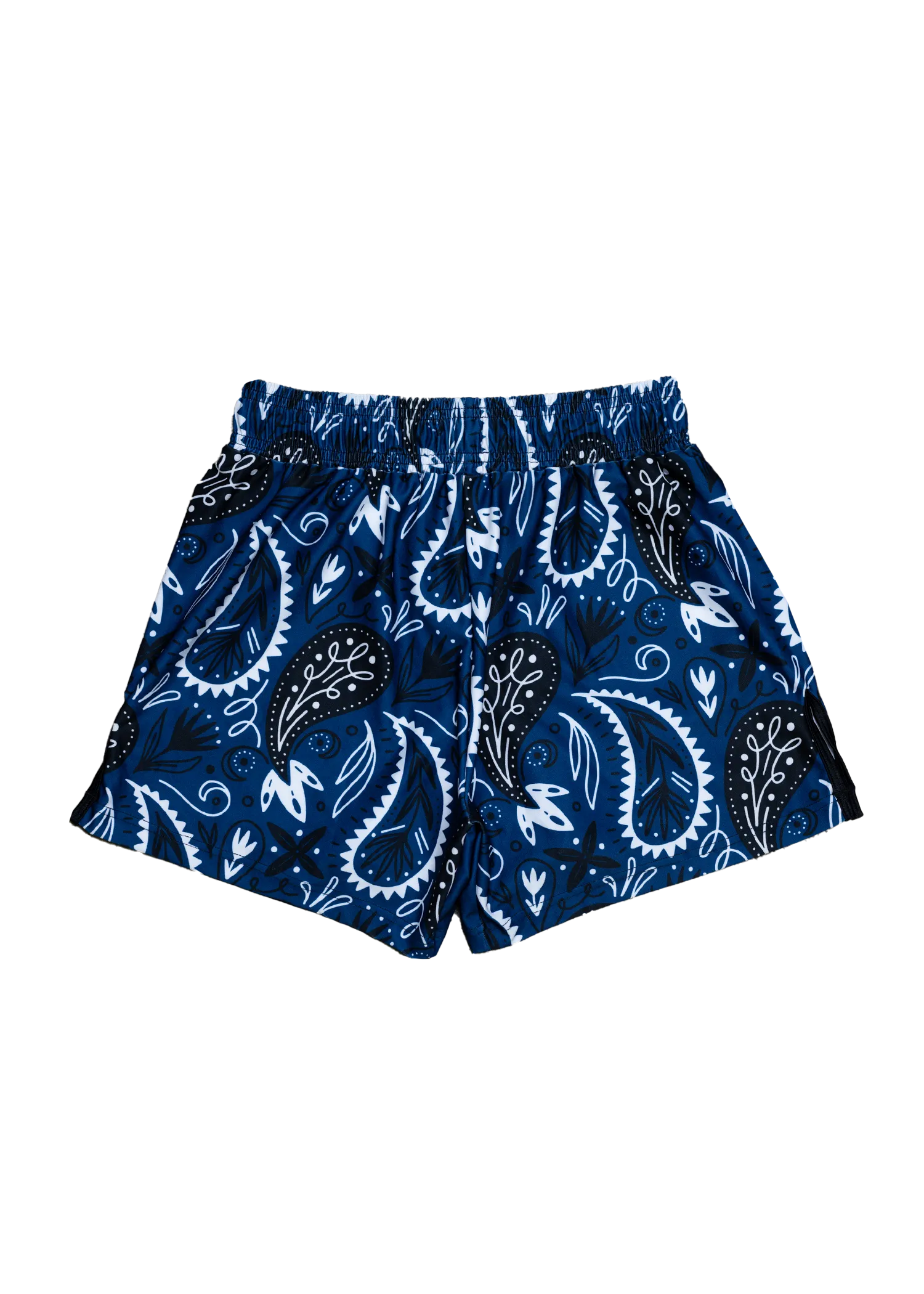 Bandana Fight Shorts (5"&7“ Inseam) - Blue