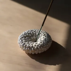 Eve Incense Holder - White Gloopy