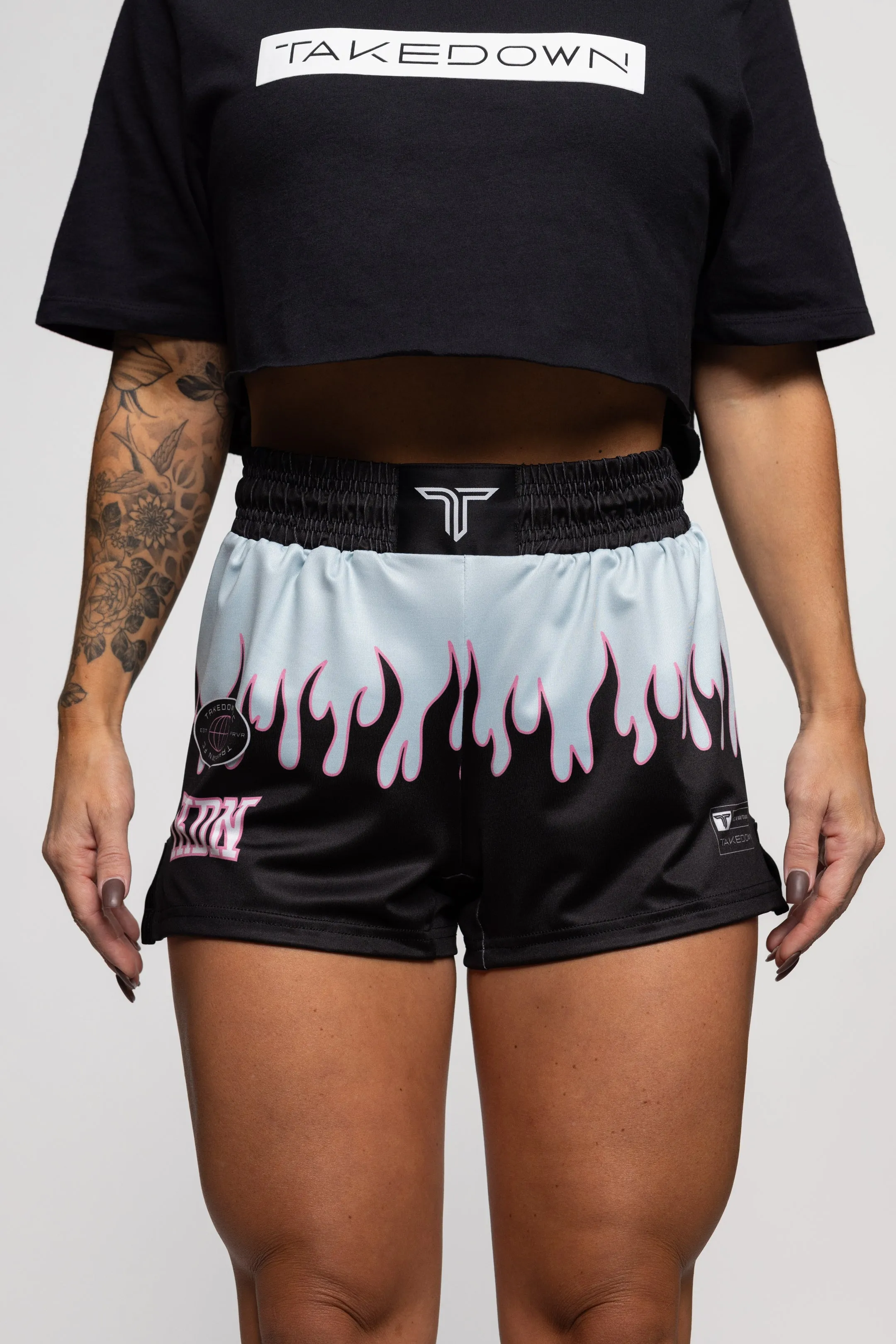 Fire FC Women's Fight Shorts (3" Inseam) - Mint
