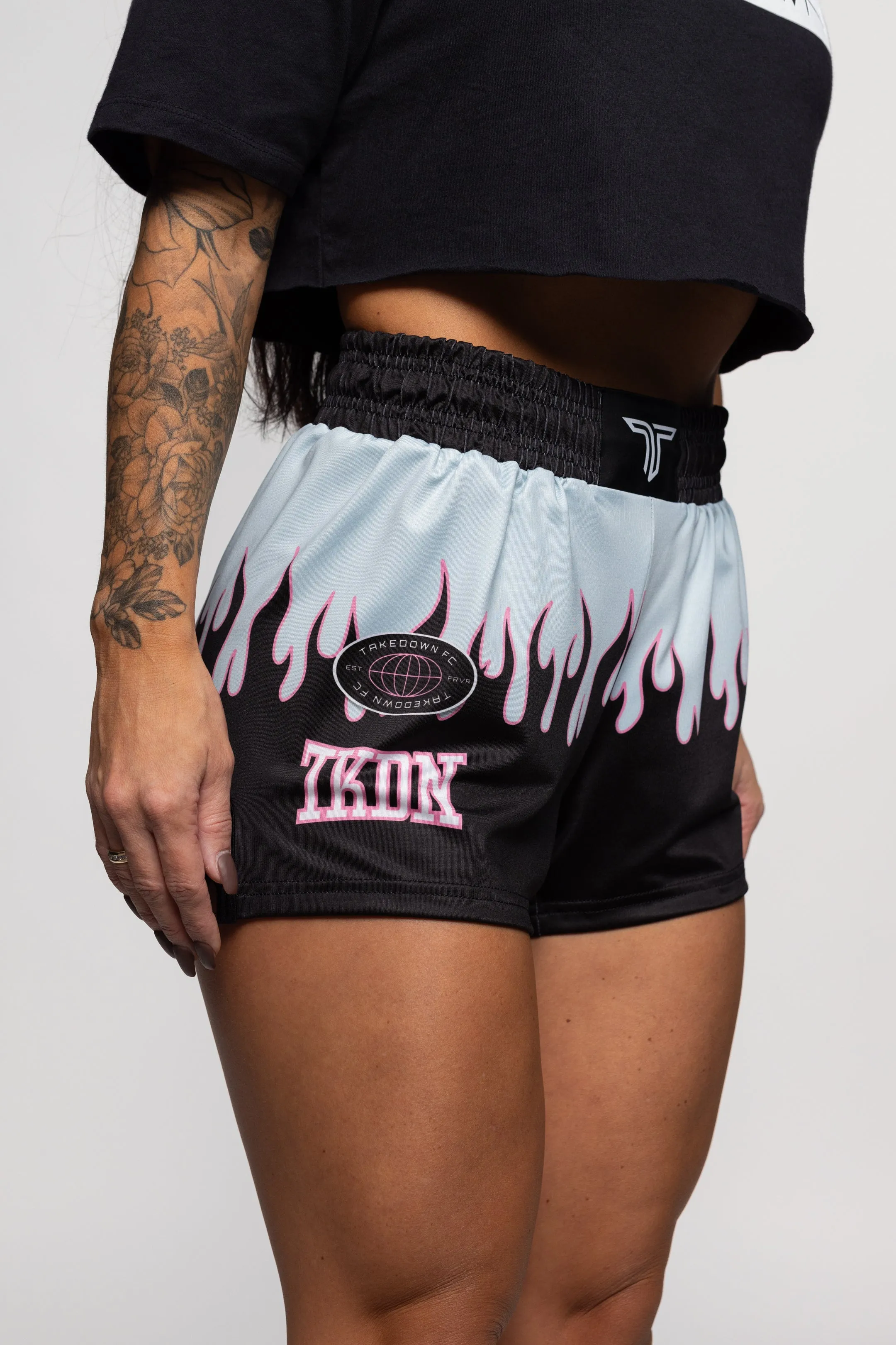 Fire FC Women's Fight Shorts (3" Inseam) - Mint