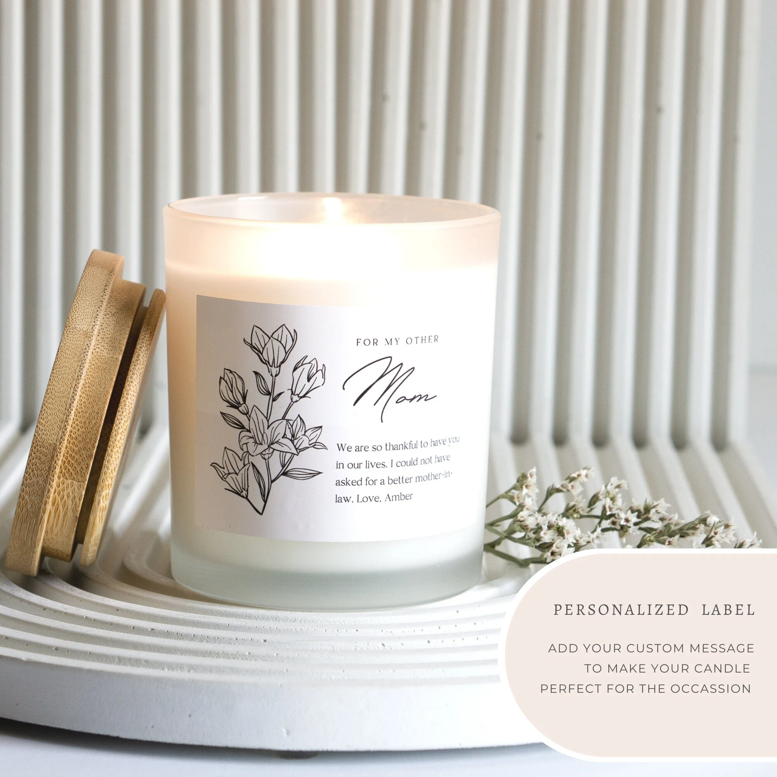 For My Other Mom, Personalized Gift, Mother in Law Gift, Mother of the bride, Gift from Son in law, Mother of the Groom