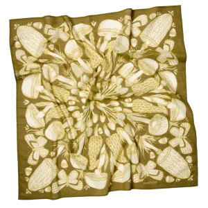 Handker Bandana: 34" Wild Rag Mushrooms