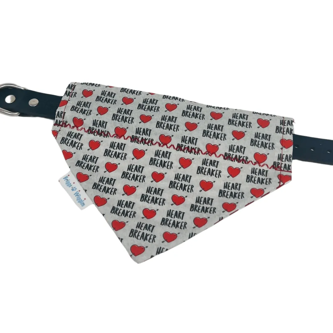 Heartbreaker Valentine's Day Dog Bandana