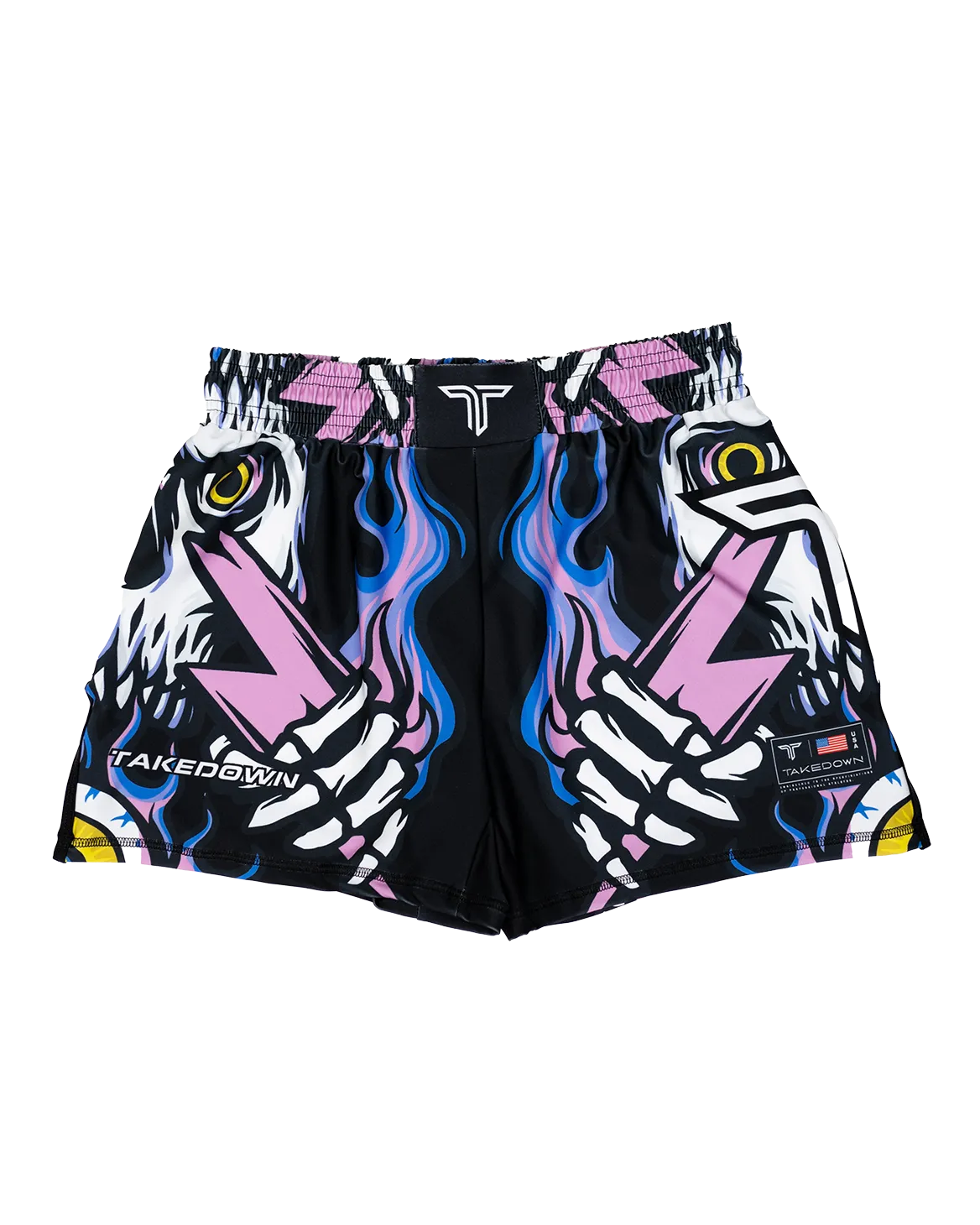 Lightning Skull Fight Shorts (5"&7“ Inseam)