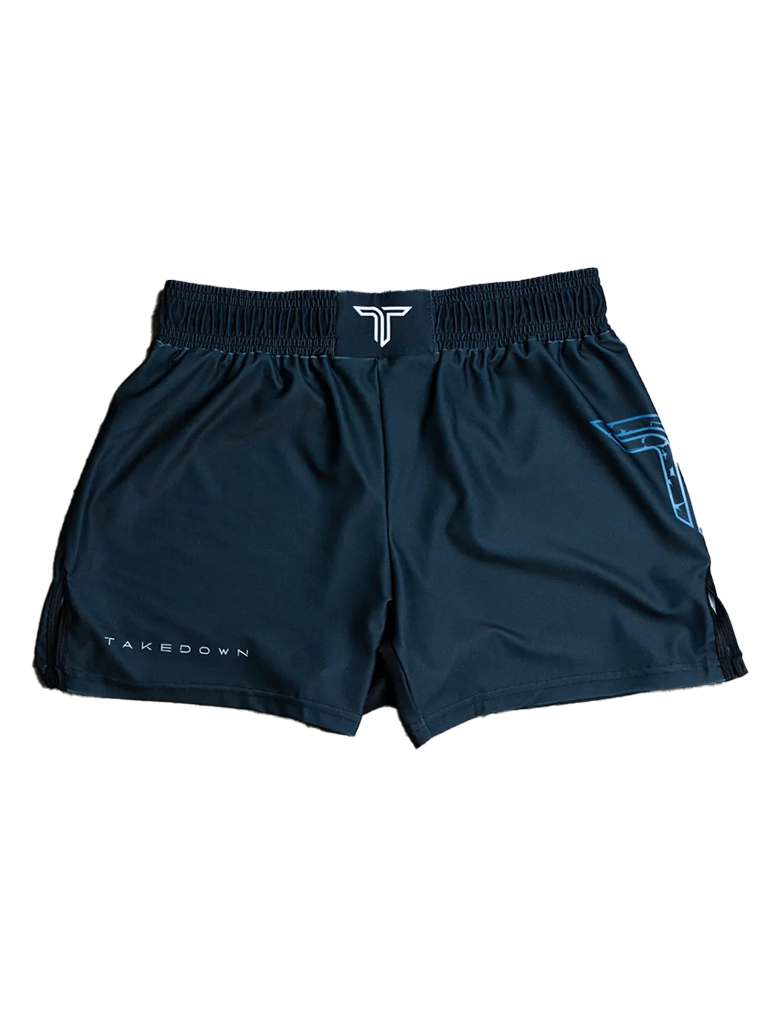 Magma Icon Fight Shorts (5"&7“ Inseam) - Blue Steel