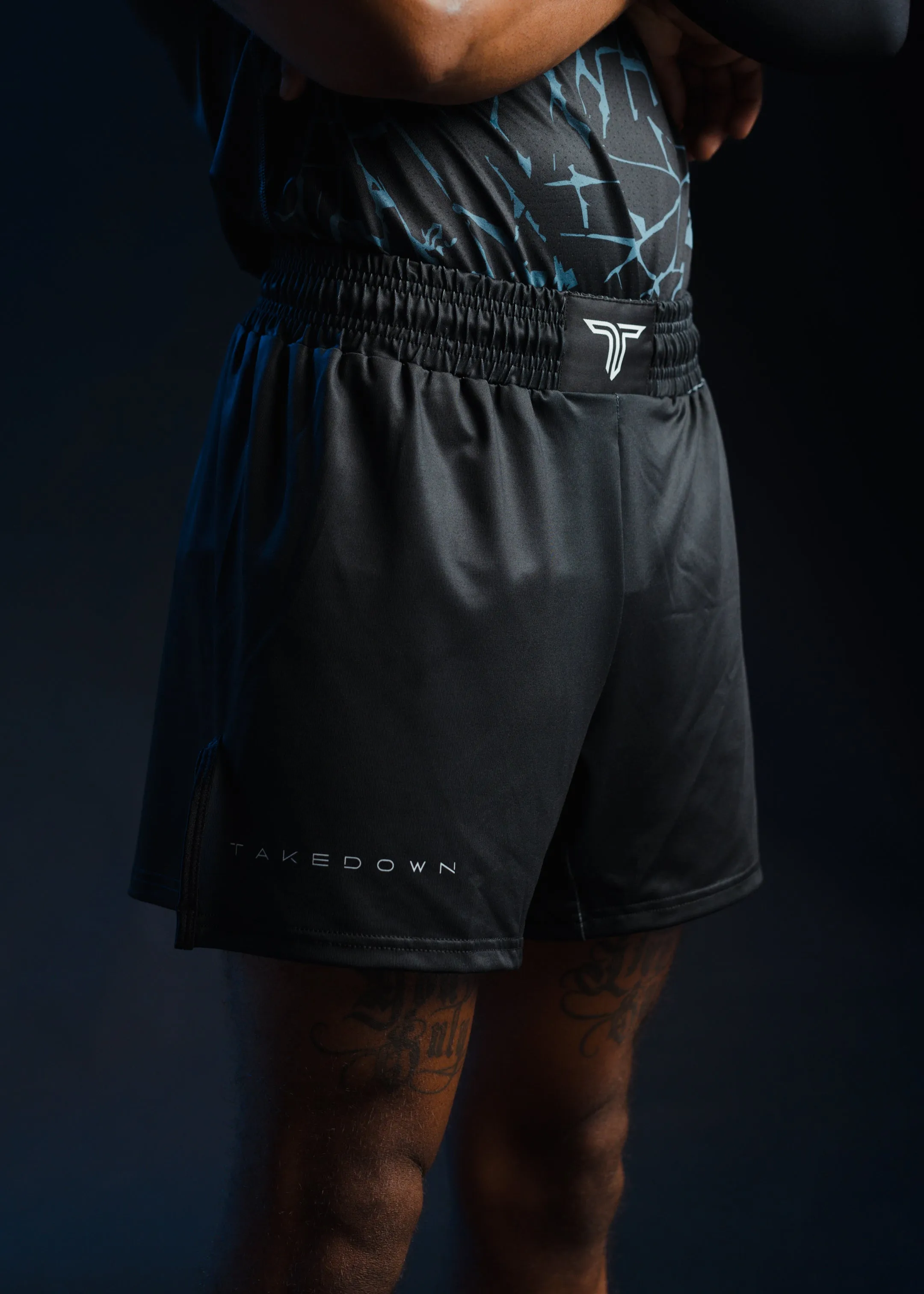 Magma Icon Fight Shorts (5"&7“ Inseam) - Blue Steel