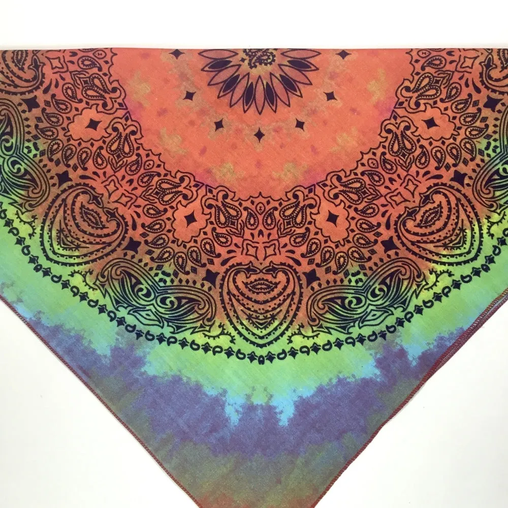 Mandala Tye Dye Bandana
