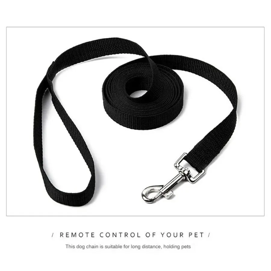 Nylon Long Dog Leash – 6m and 10m Tracking Leash for Dogs & Cats