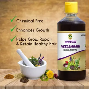 ORIGINAL ADIVASI HAIR OIL  - DIRECTLY FROM KARNATAKA (BUY 1 GET 1 FREE) 