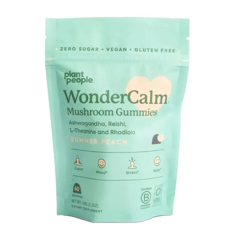 Plant People - 'WonderCalm' Mushroom Gummies (5.2OZ | 60CT)