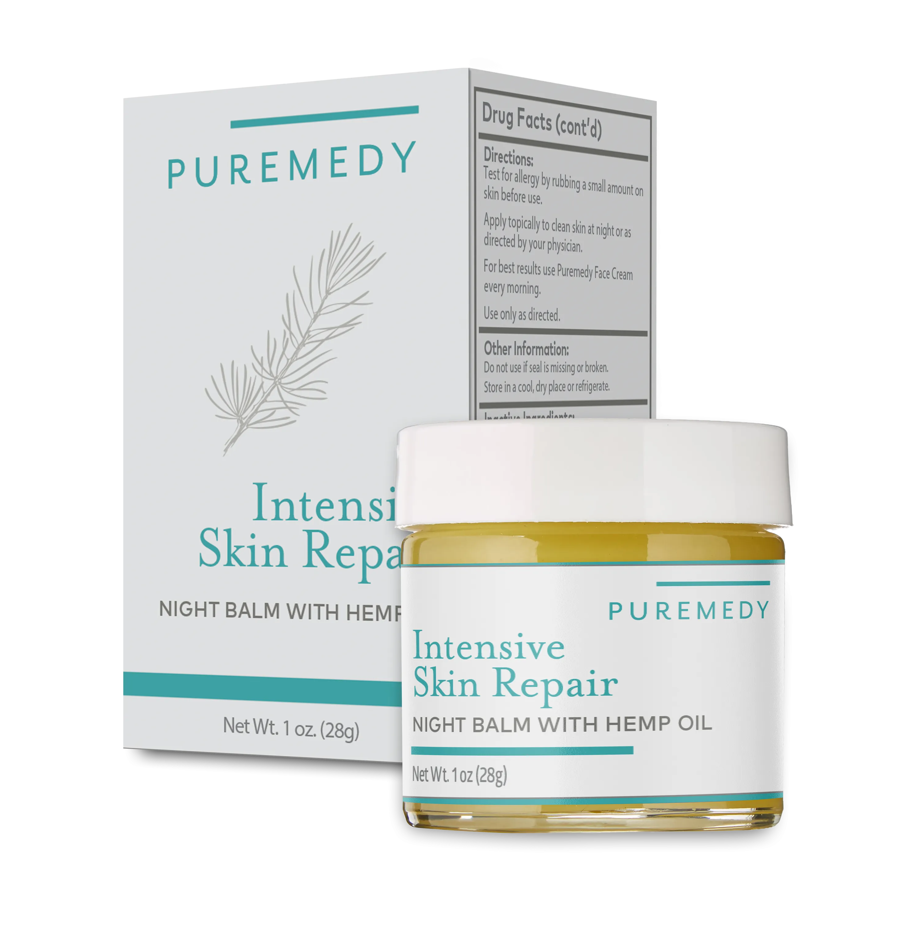 Puremedy Intensive Relief Night Balm, 1 Ounce
