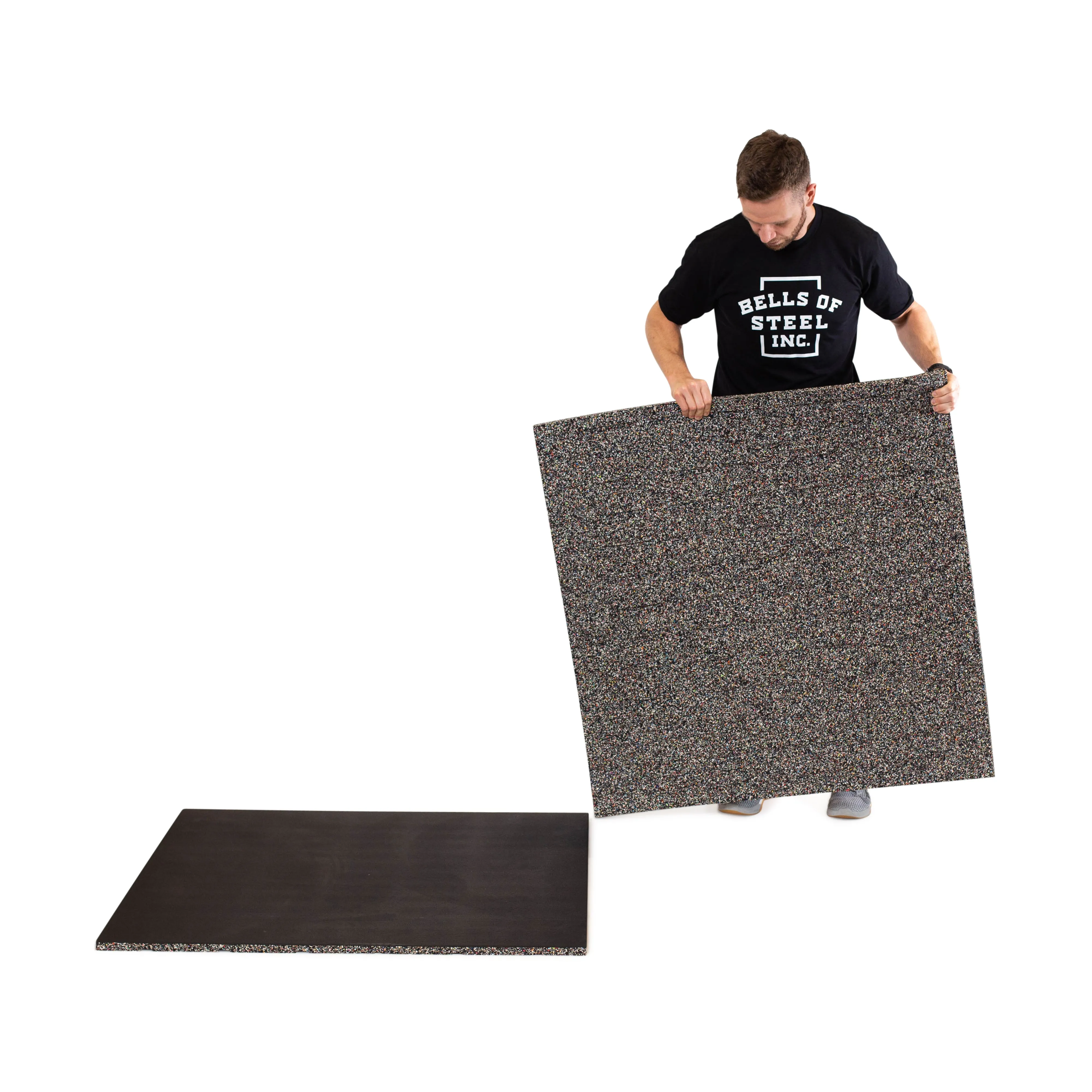 Rubber Flooring Gym Mat 39" x 39"