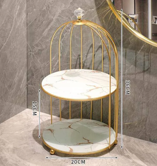 Skin Care Product Storage Rack Finishing Table Rack