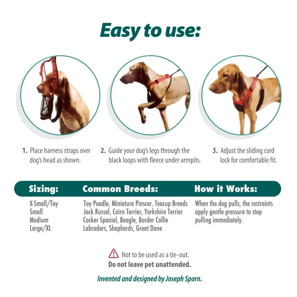 Sporn Non-Pulling Mesh Harness, Large/X-Large