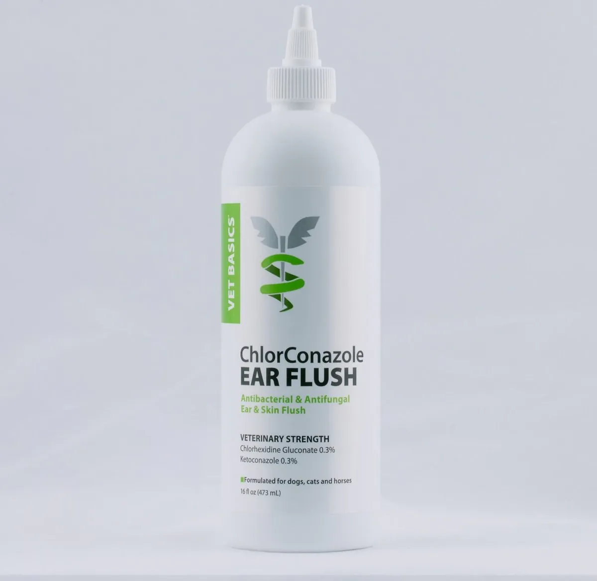 Vet Basics ChlorConazole Ear Flush for Dogs & Cats