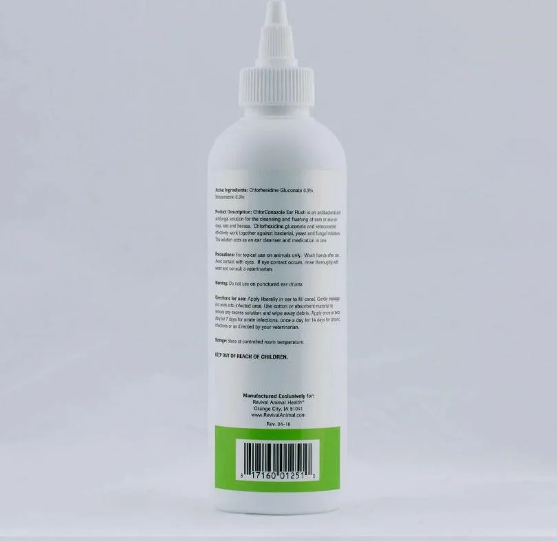 Vet Basics ChlorConazole Ear Flush for Dogs & Cats