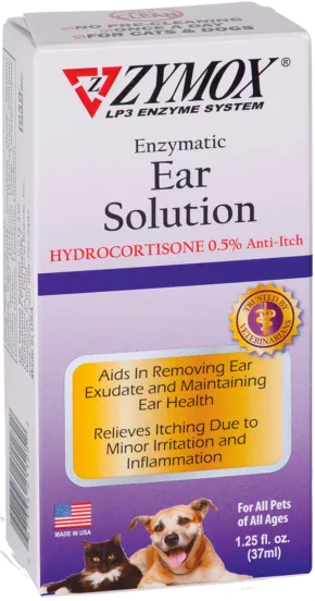 ZYMOX Enzymatic Ear Solution with 0.5% Hydrocortisone 1.25oz